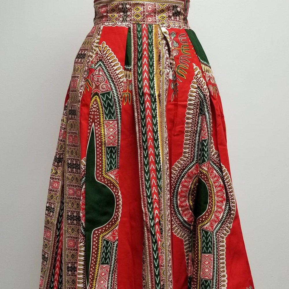 Handmade African Print Maxi Skirt